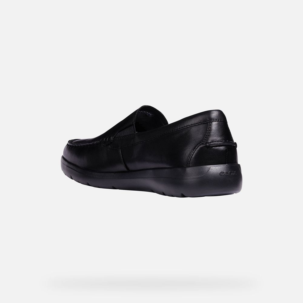 Geox Loafers Black Leitan - Geox Mens Shoes - HOUQBS943